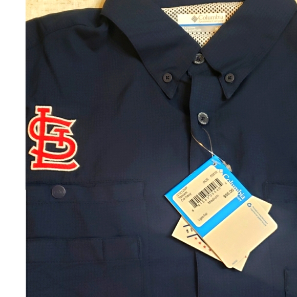 Columbia Other - St. Louis Cardinal button up polo